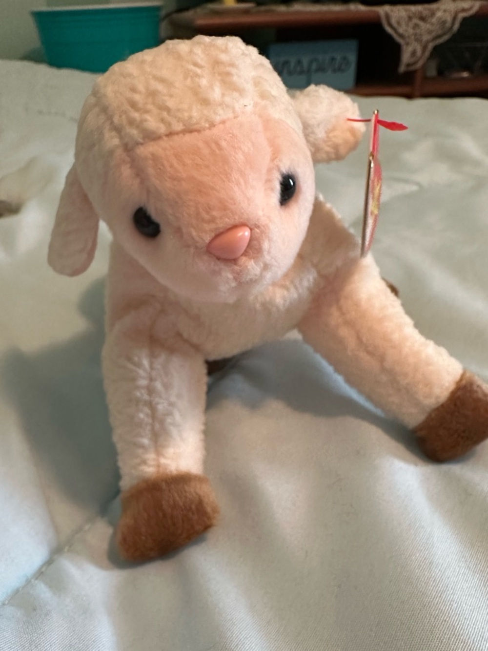 Ty Beanie Babies 'Ewey' Lamb